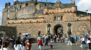 Edinburgh castle entrance